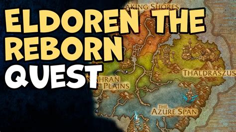 eldoren the reborn wow  Most of the time you will be able to find only small part of all zone rares and they will respawn after kill in relatively short time